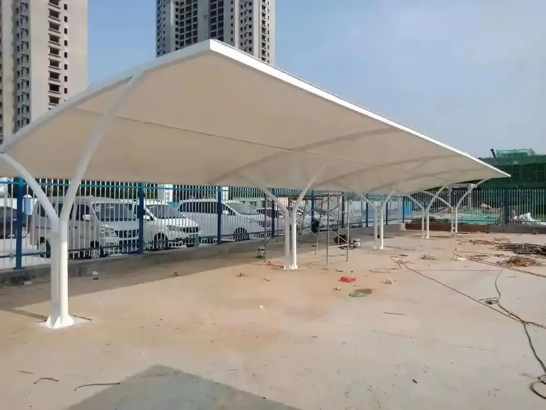 贵州普安园区停车棚为何生锈漏水？选购膜结构先避开这三个坑